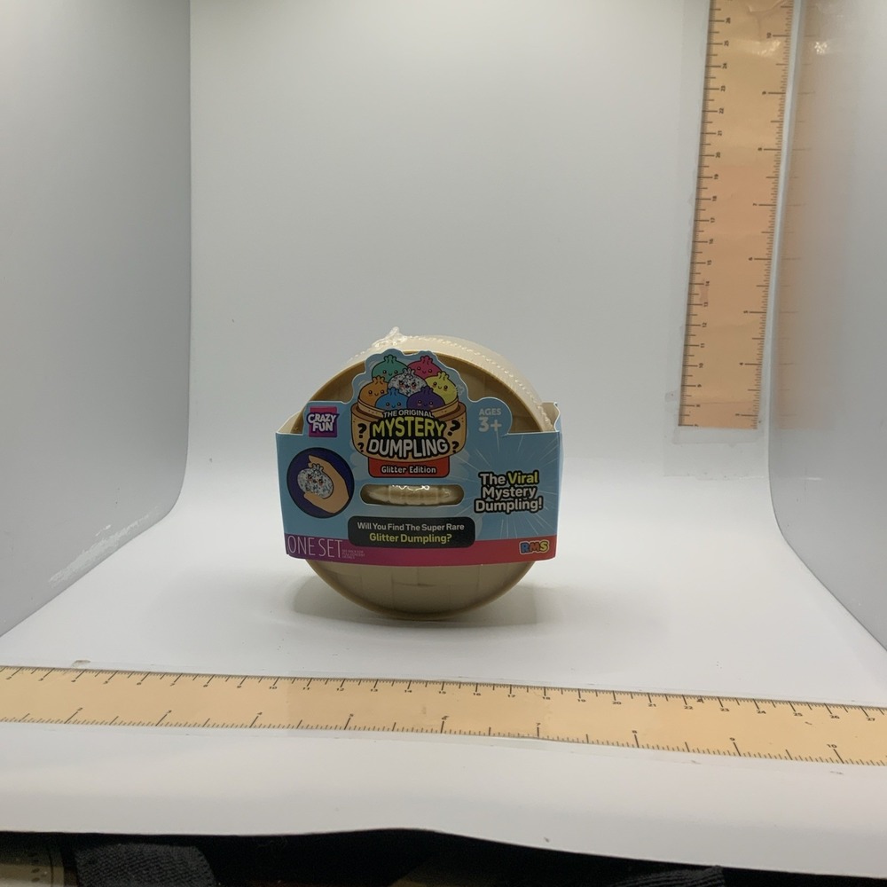 Crazy Fun Mystery Dumpling Glitter Edition Sealed Viral Squishy Toy Rare